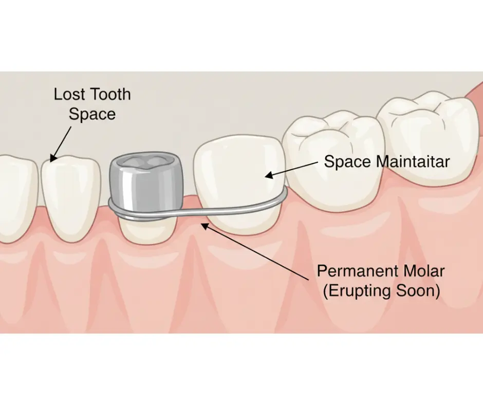 Space Maintainer Lost Tooth Space